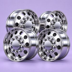 Chrome Wheel Set